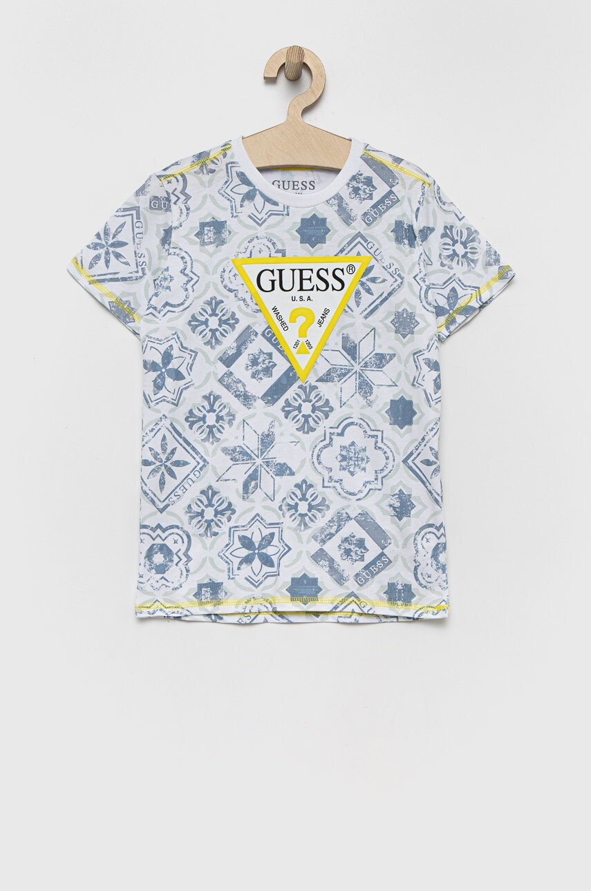 Guess Детска памучна тениска - Pepit.bg