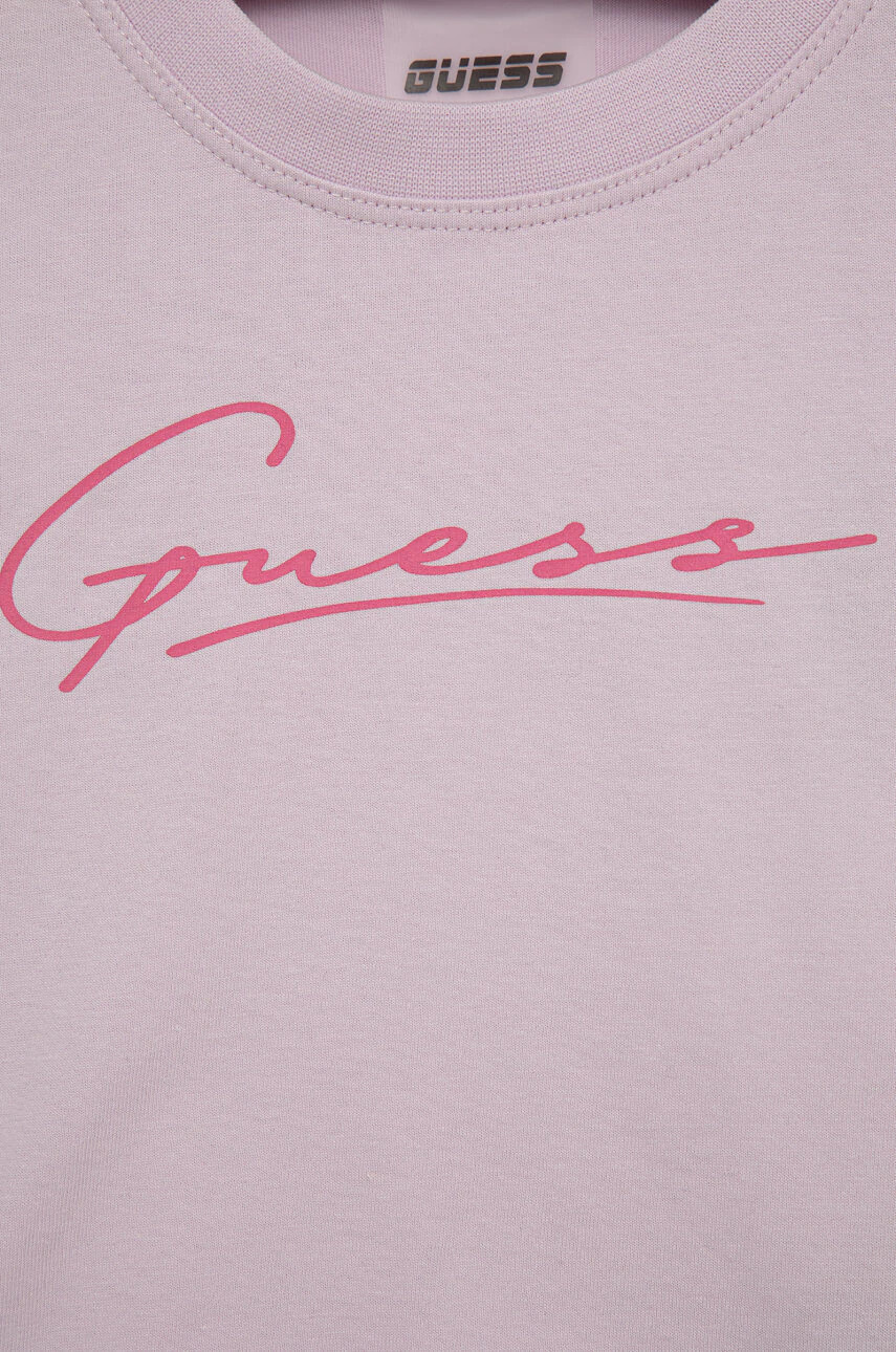 Guess Детска памучна тениска - Pepit.bg