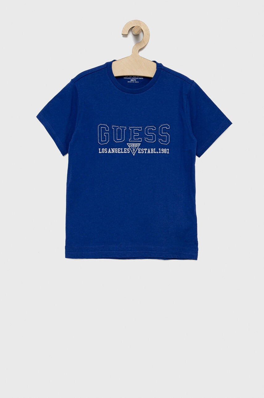 Guess Детска памучна тениска - Pepit.bg