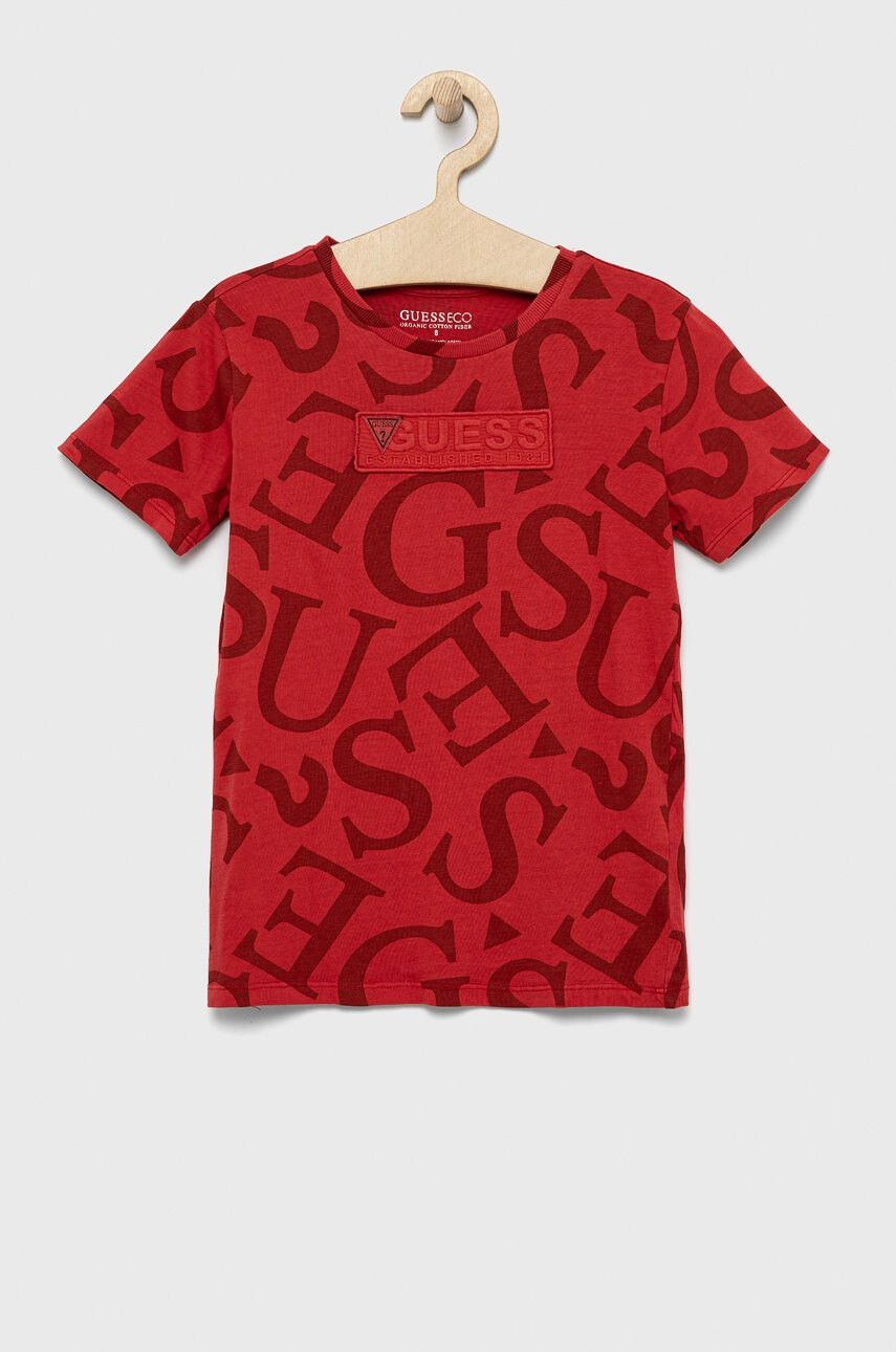 Guess Детска памучна тениска - Pepit.bg