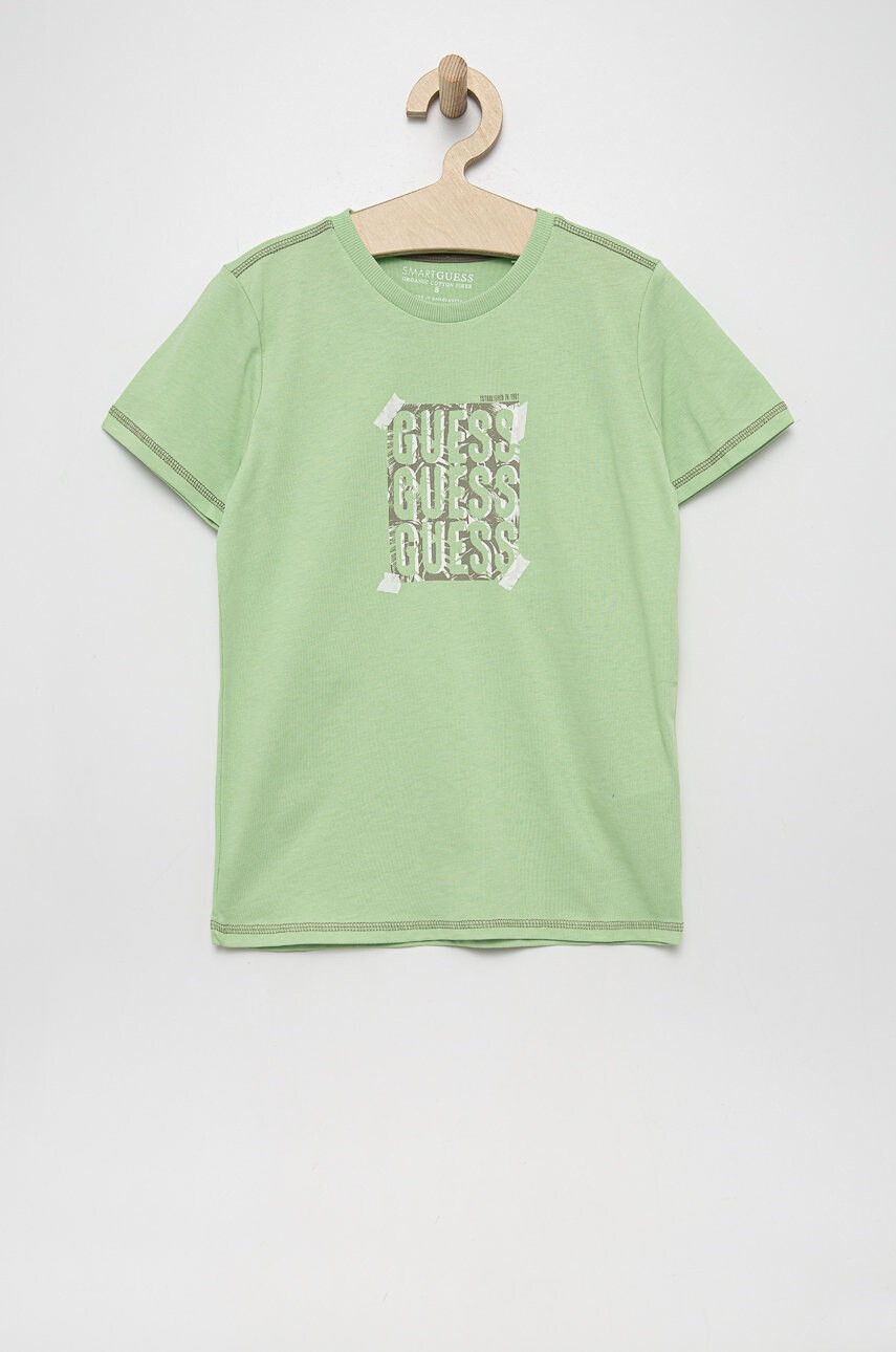 Guess Детска памучна тениска - Pepit.bg