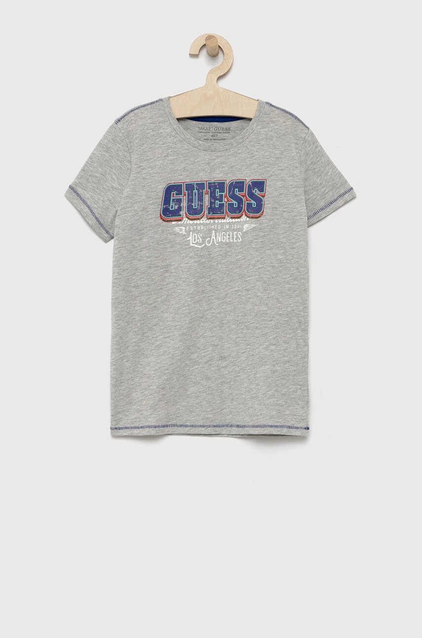 Guess Детска памучна тениска - Pepit.bg