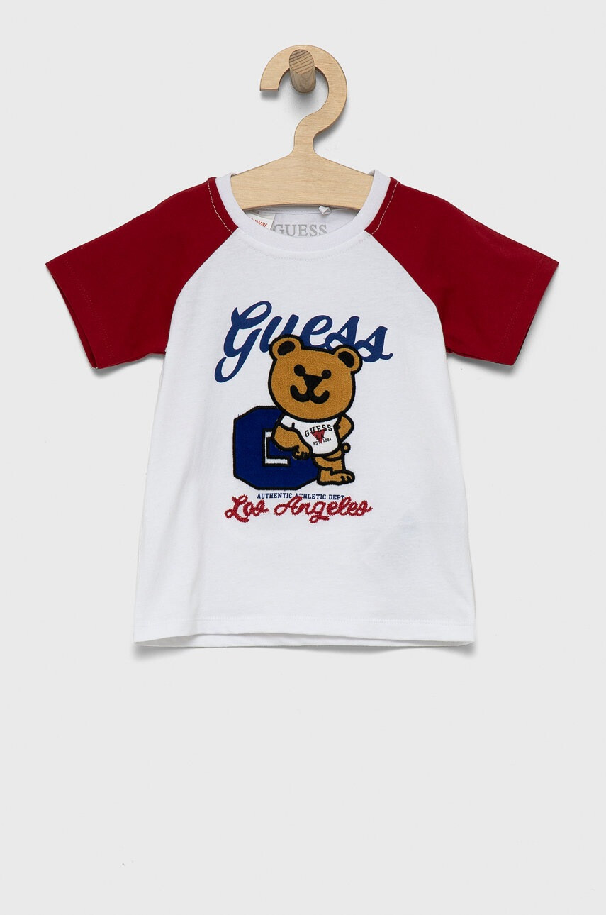 Guess Детска памучна тениска - Pepit.bg