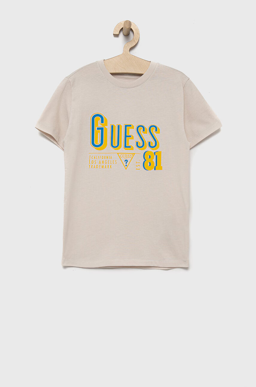 Guess Детска памучна тениска - Pepit.bg