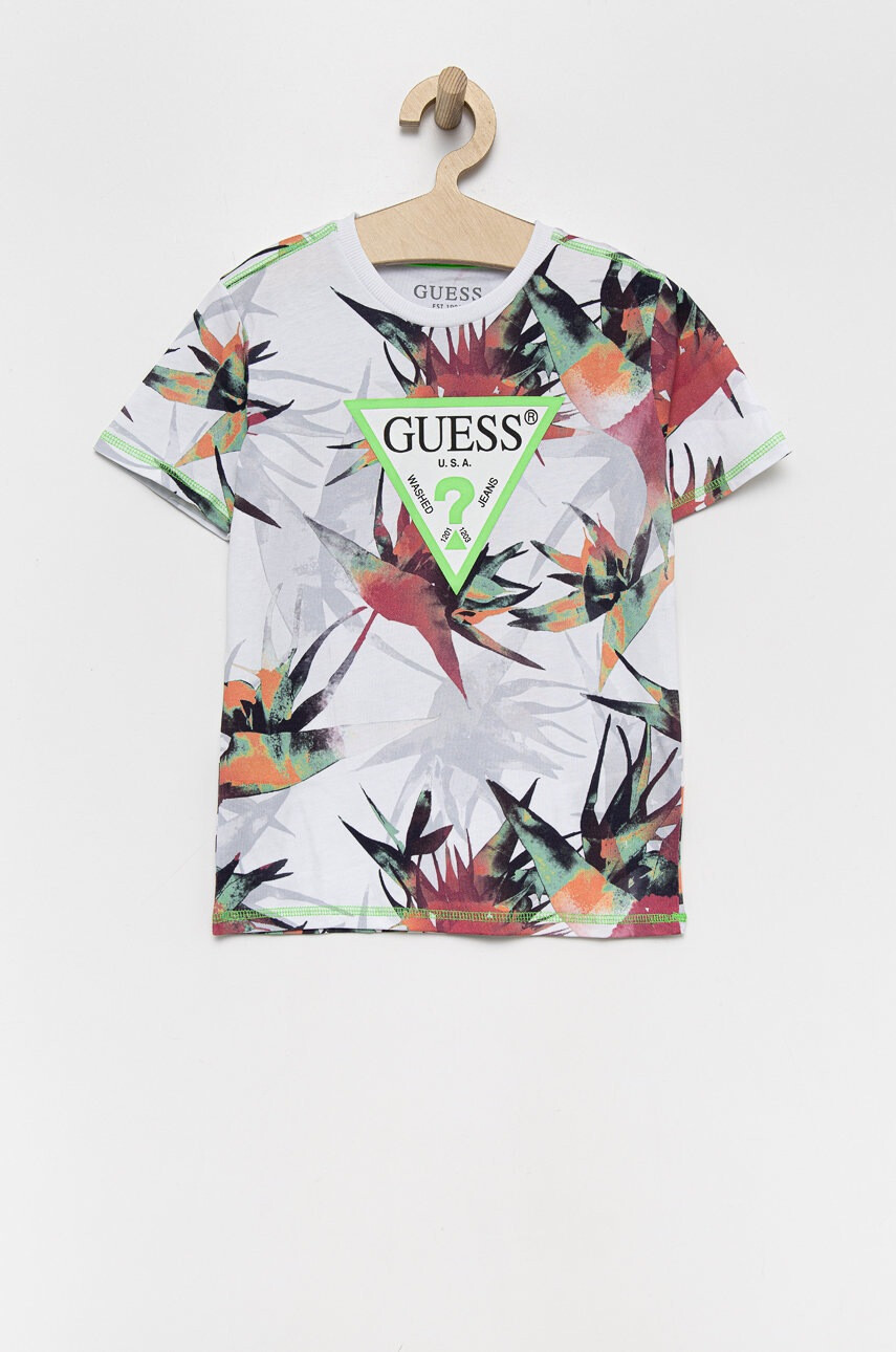 Guess Детска памучна тениска - Pepit.bg