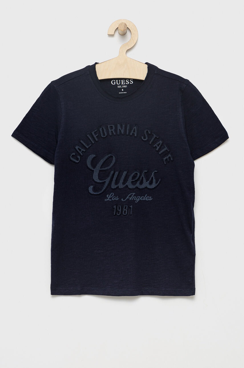 Guess Детска памучна тениска - Pepit.bg