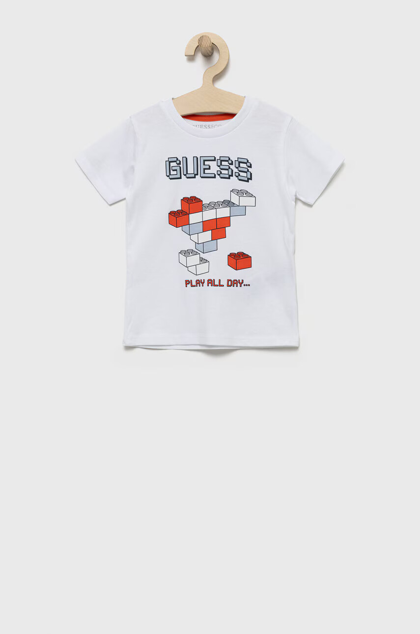 Guess Детска памучна тениска - Pepit.bg