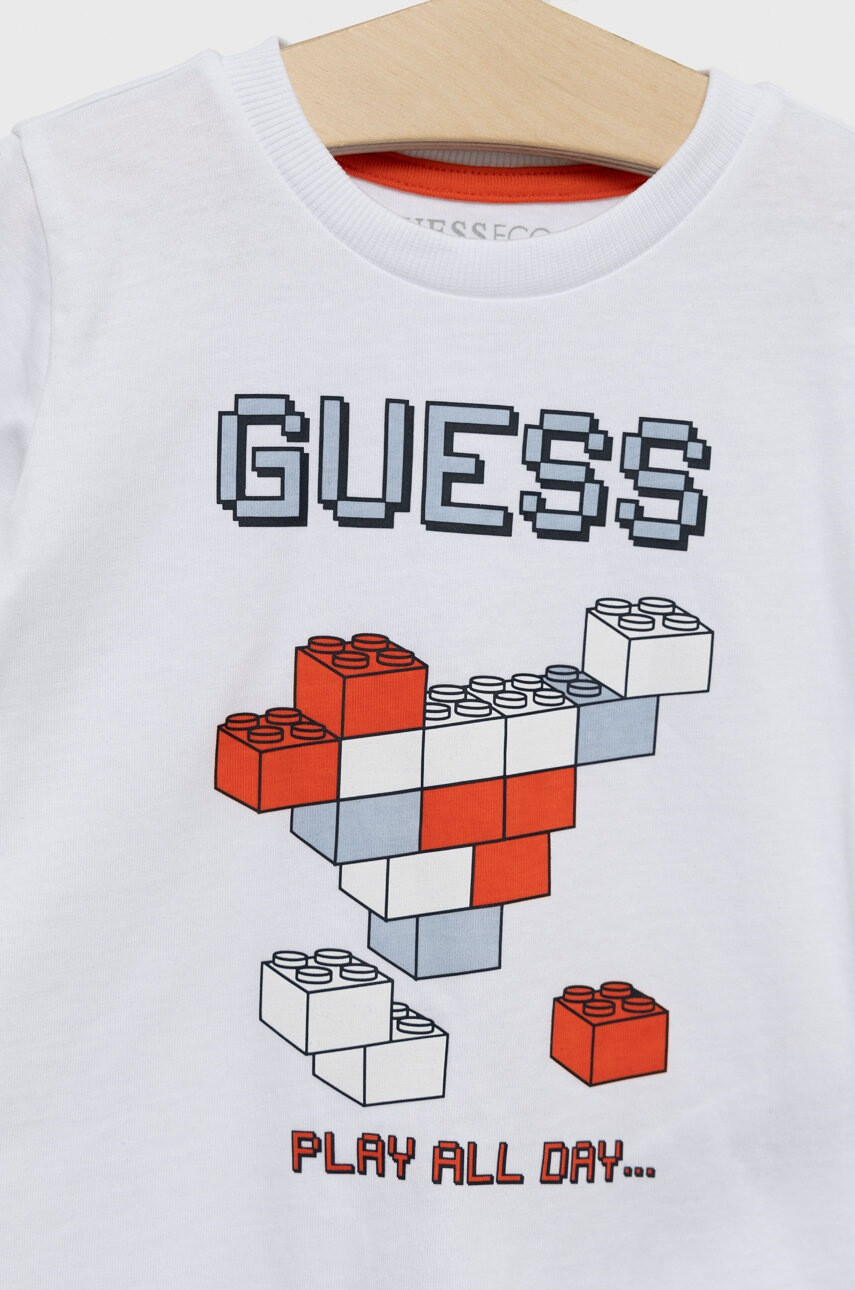 Guess Детска памучна тениска - Pepit.bg