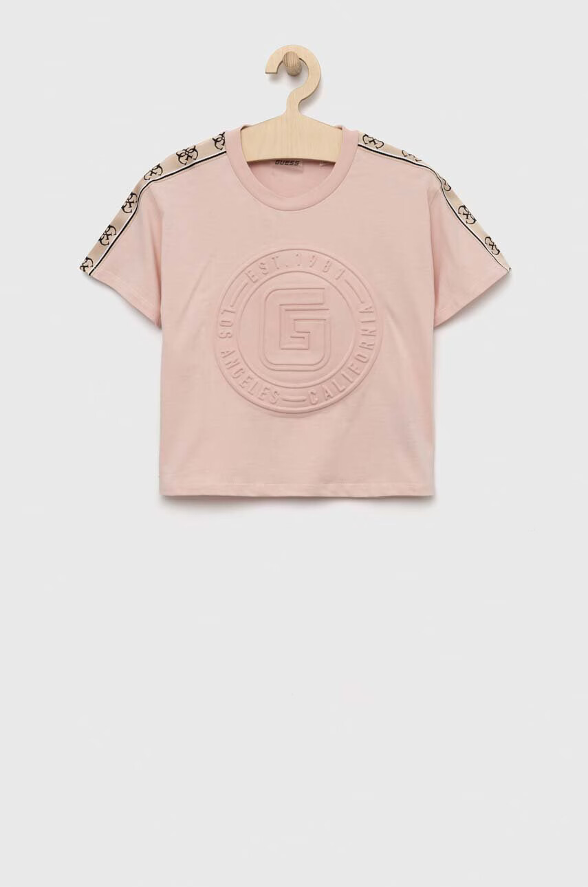 Guess Детска памучна тениска - Pepit.bg