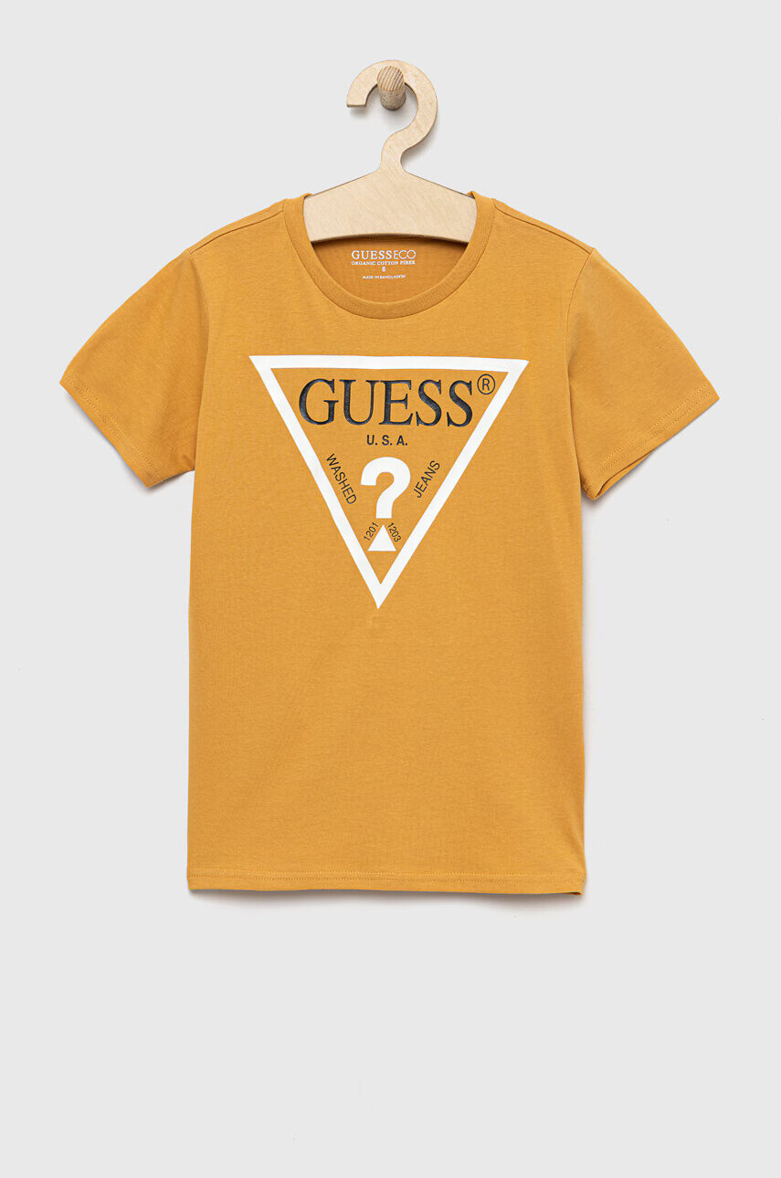Guess Детска памучна тениска - Pepit.bg