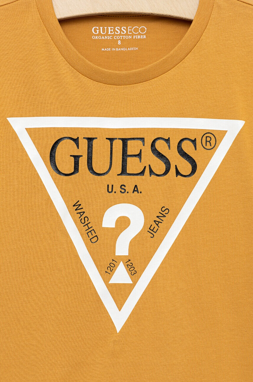 Guess Детска памучна тениска - Pepit.bg