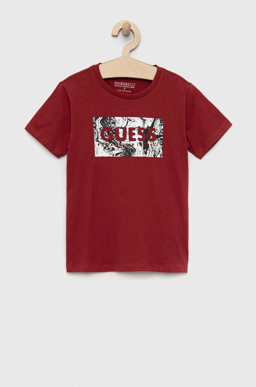 Guess Детска памучна тениска - Pepit.bg