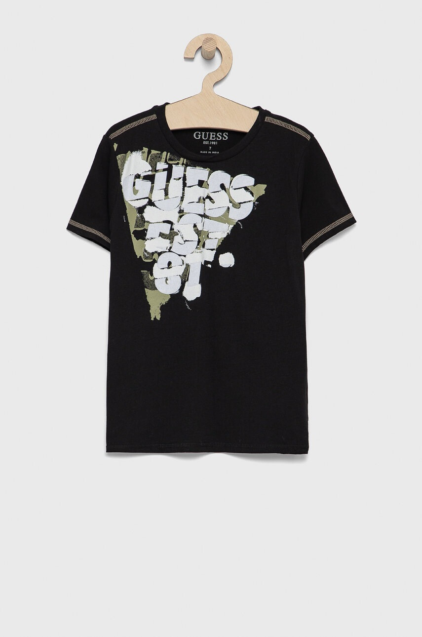 Guess Детска памучна тениска - Pepit.bg