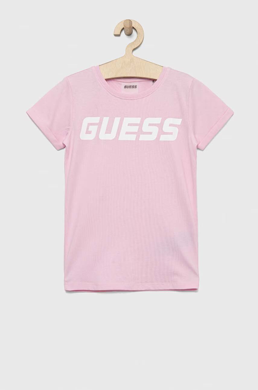 Guess Детска памучна тениска - Pepit.bg