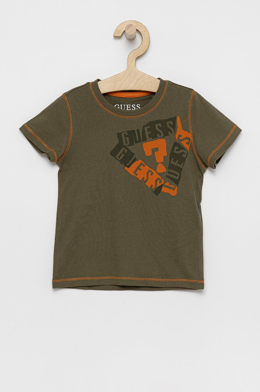 Guess Детска памучна тениска - Pepit.bg