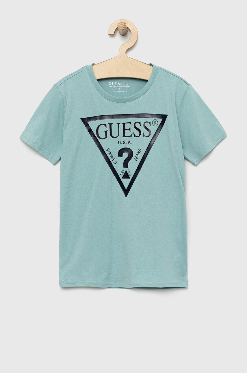 Guess Детска памучна тениска - Pepit.bg