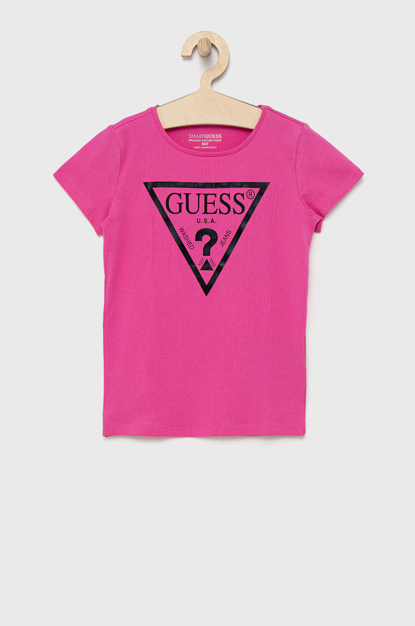 Guess Детска памучна тениска - Pepit.bg