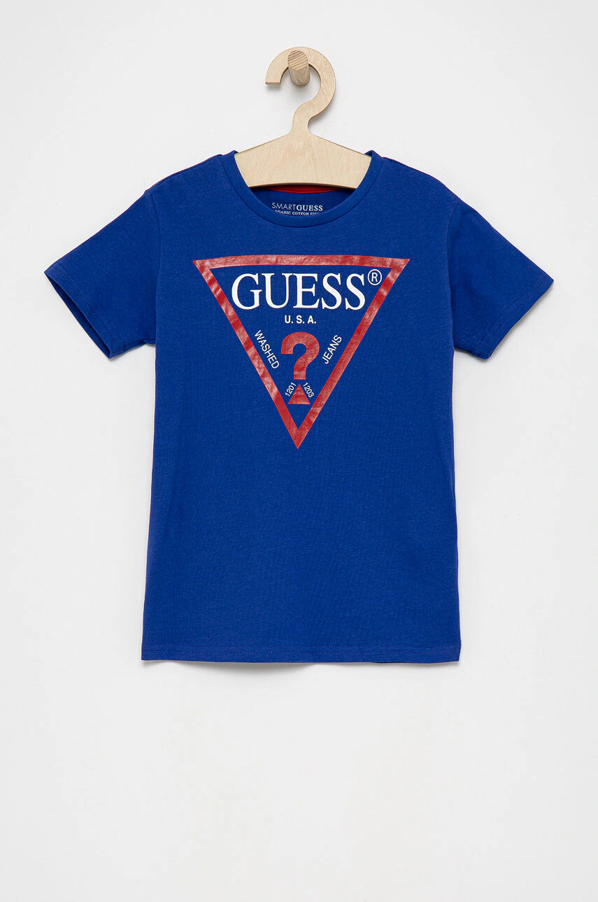 Guess Детска памучна тениска - Pepit.bg