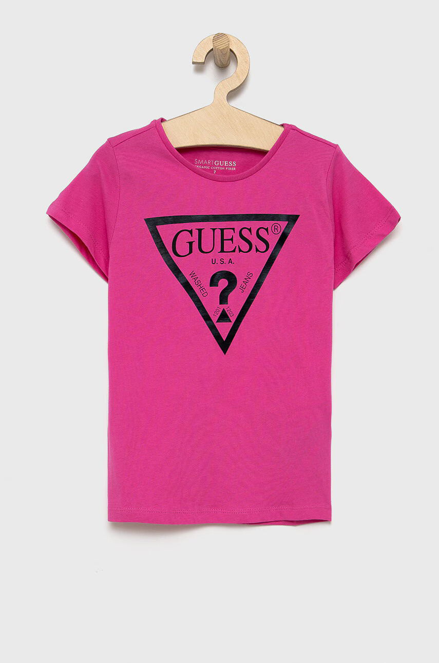 Guess Детска памучна тениска - Pepit.bg