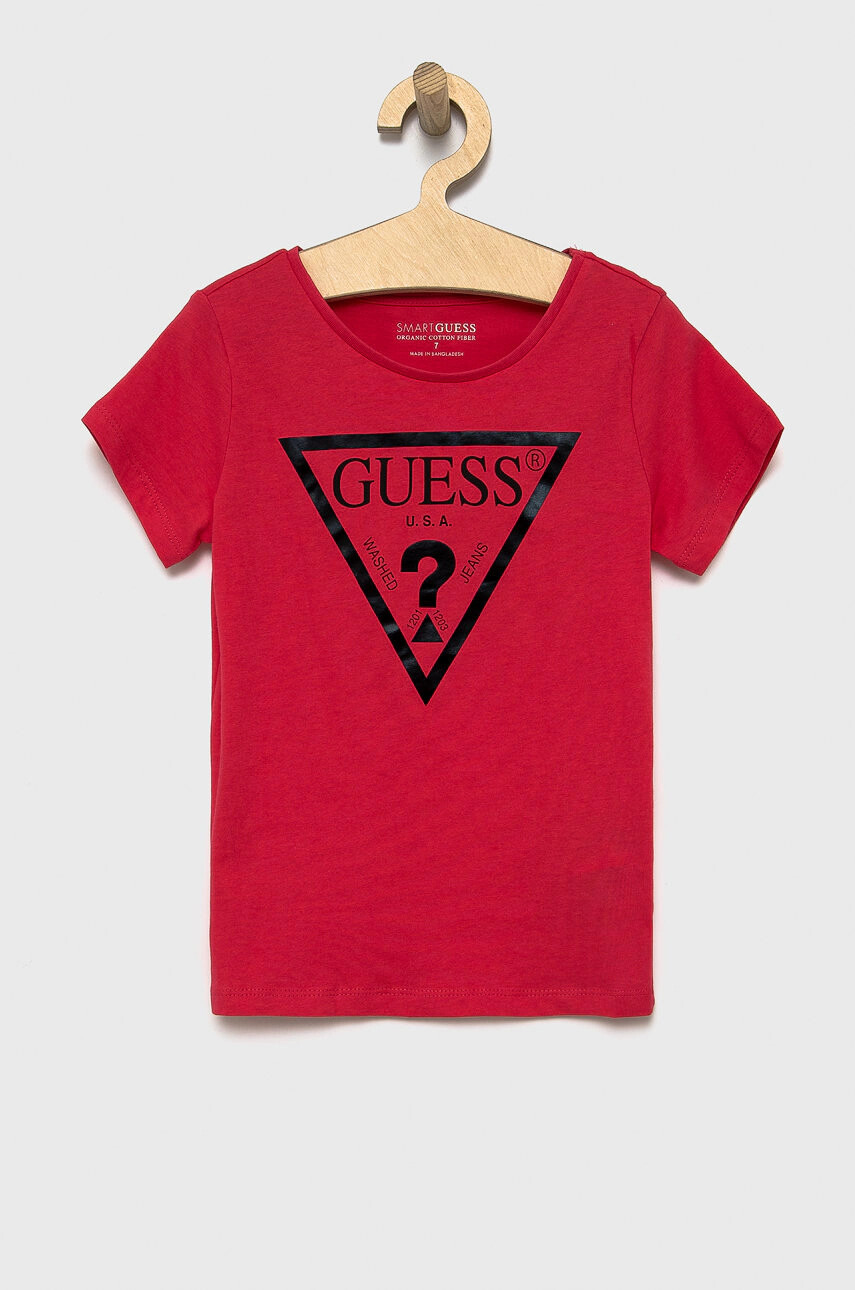 Guess Детска памучна тениска - Pepit.bg