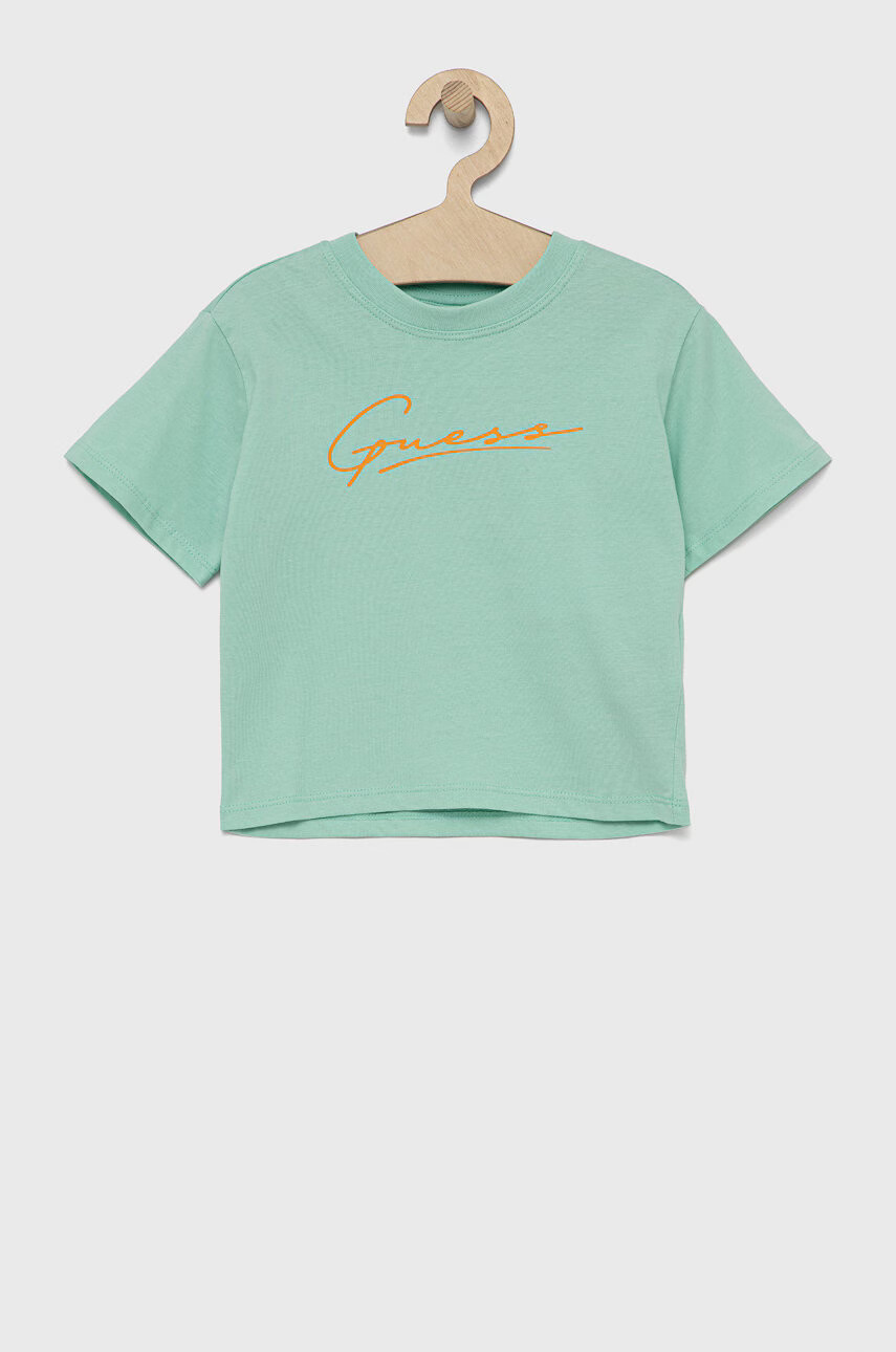Guess Детска памучна тениска - Pepit.bg