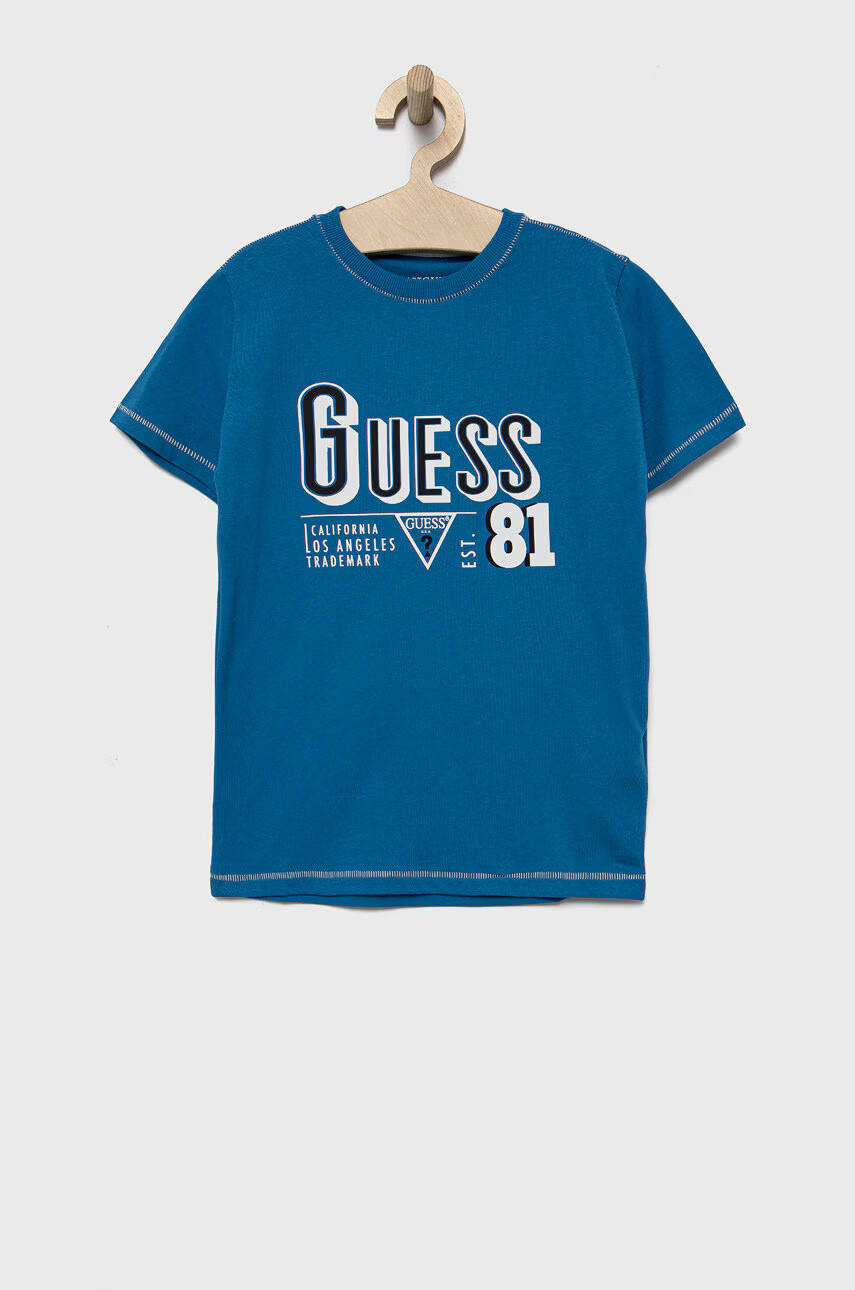 Guess Детска памучна тениска - Pepit.bg