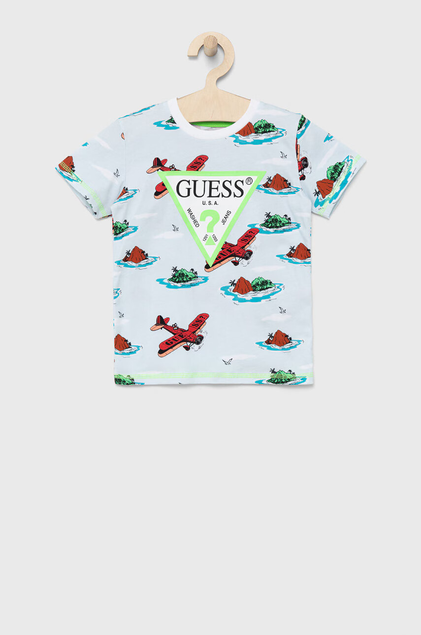 Guess Детска памучна тениска - Pepit.bg
