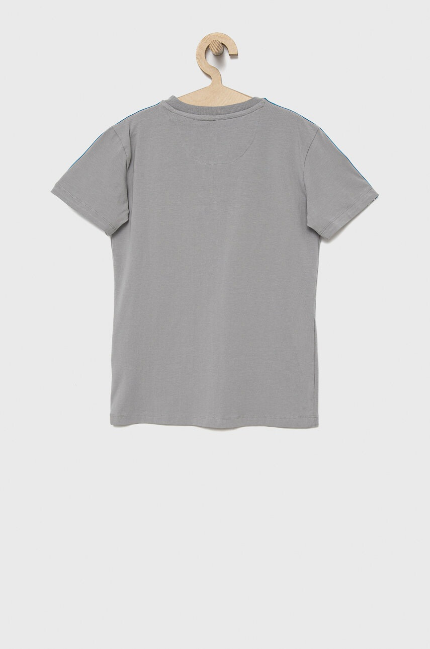 Guess Детска тениска в сиво с изчистен дизайн - Pepit.bg