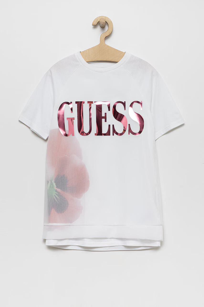 Guess Детска тениска в лилаво - Pepit.bg
