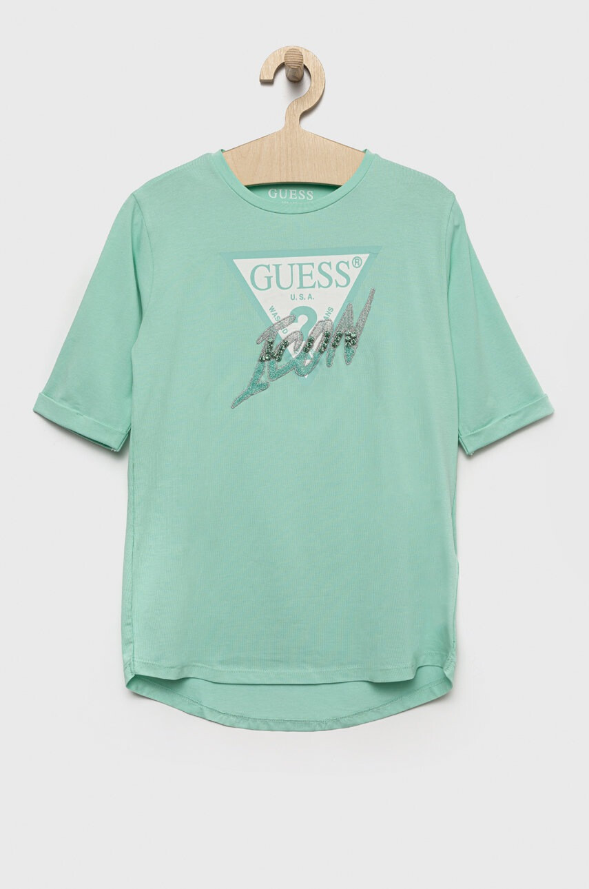 Guess Детска тениска в червено - Pepit.bg