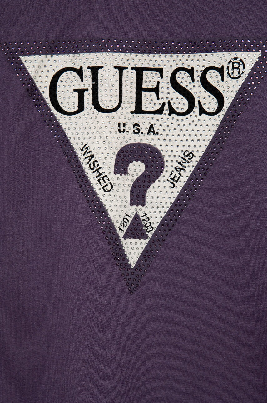 Guess Детска тениска в лилаво - Pepit.bg