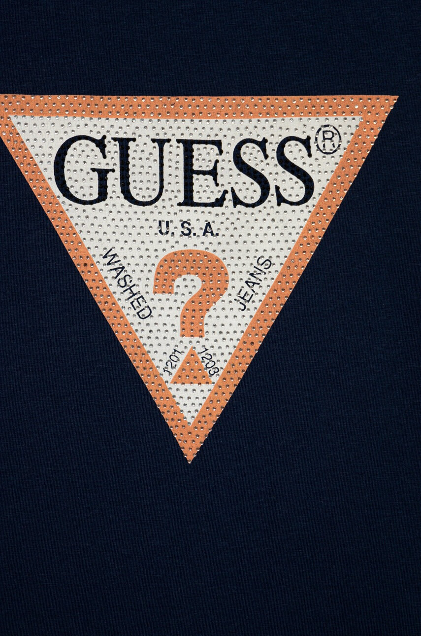 Guess Детска тениска в тъмносиньо - Pepit.bg