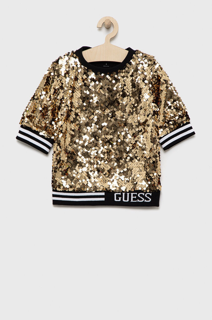 Guess Детска тениска в оранжево - Pepit.bg