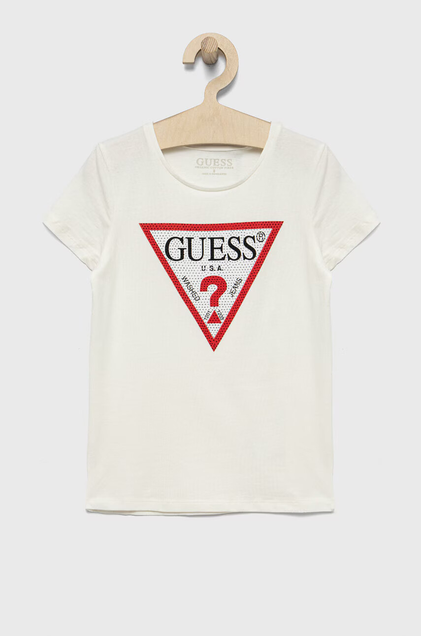 Guess Детска тениска в червено - Pepit.bg