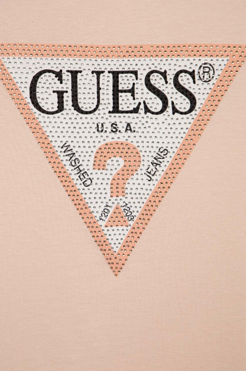 Guess Детска тениска в розово - Pepit.bg