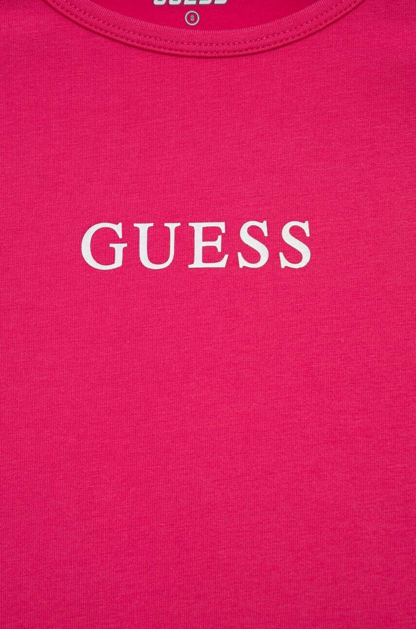 Guess Детска тениска в розово - Pepit.bg