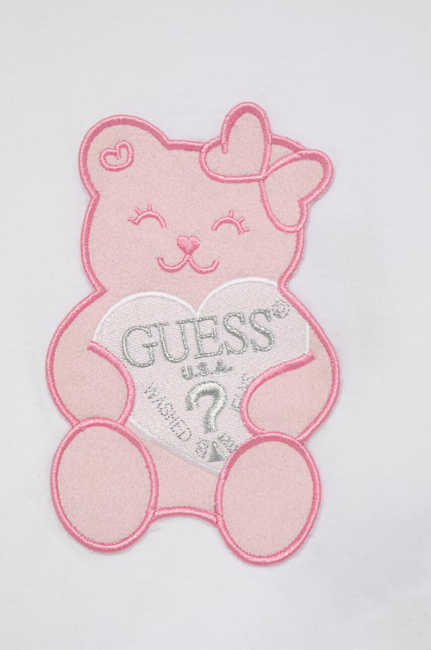 Guess Детска тениска в бяло - Pepit.bg