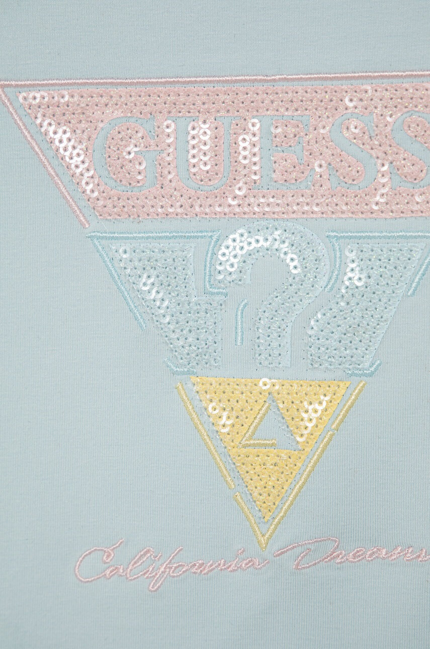 Guess Детска тениска в тюркоазено - Pepit.bg