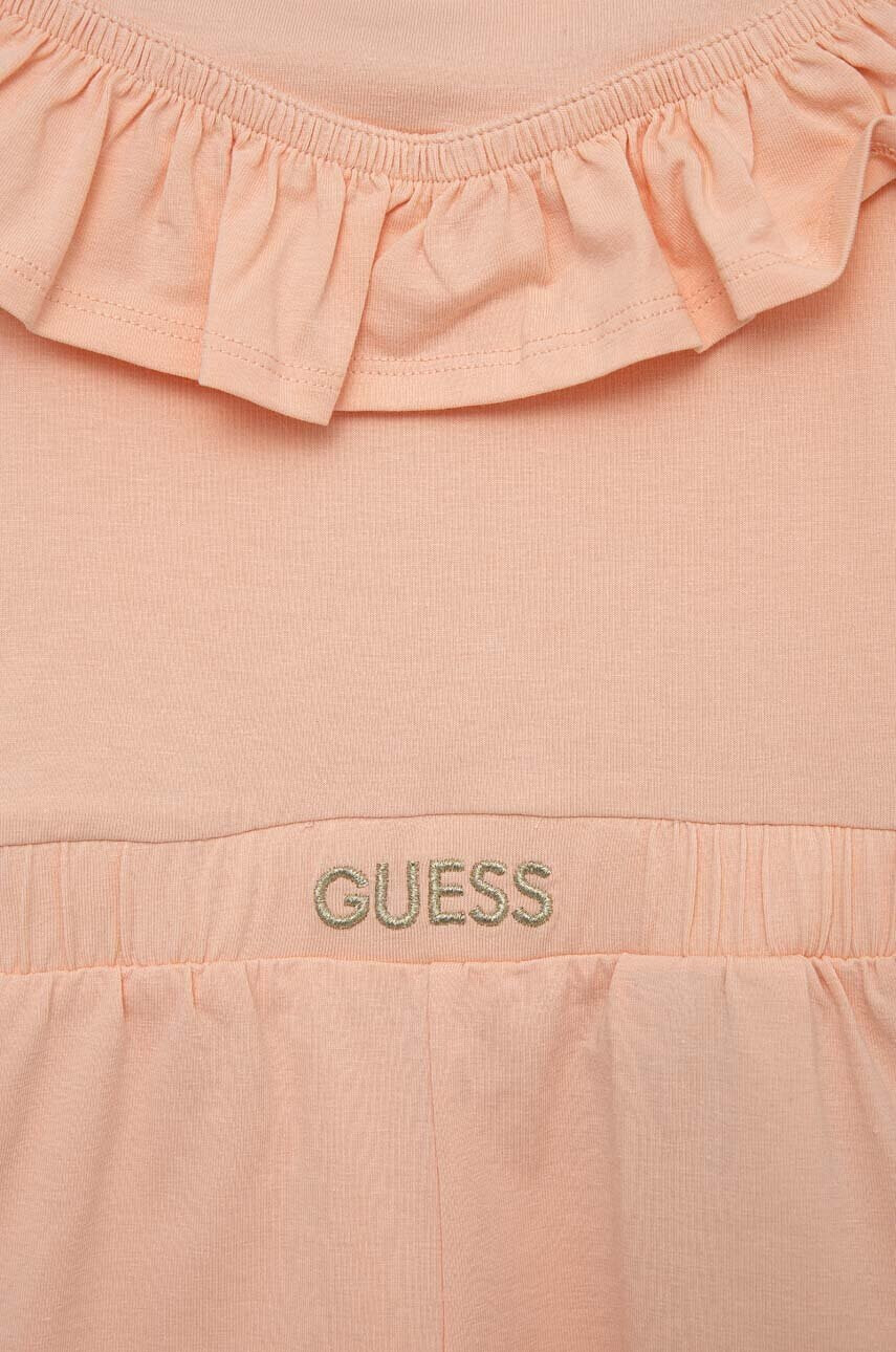 Guess Детски гащеризон в оранжево - Pepit.bg