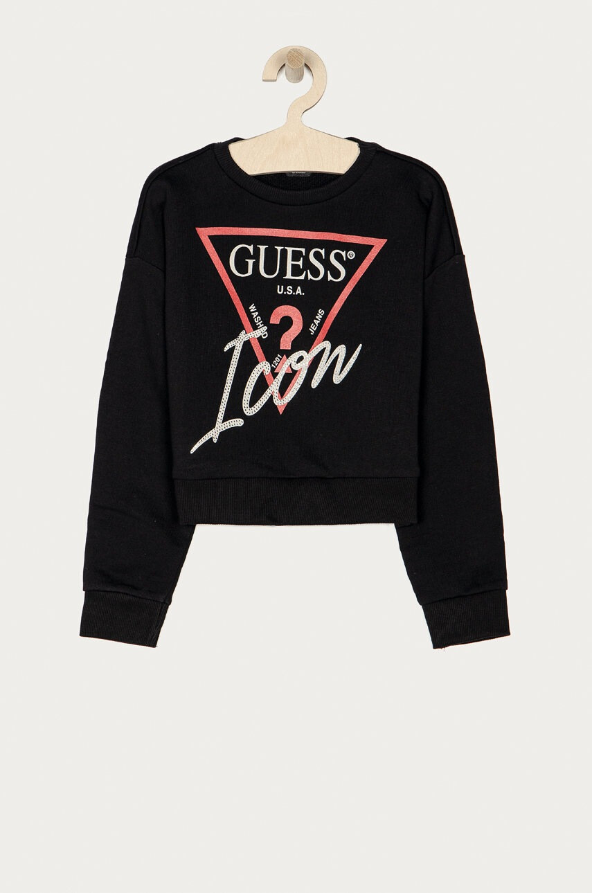 Guess Детски памучен суичър 116-175 cm - Pepit.bg
