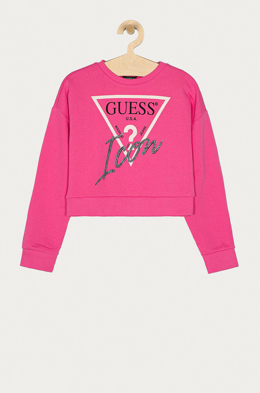 Guess Детски памучен суичър 116-175 cm - Pepit.bg