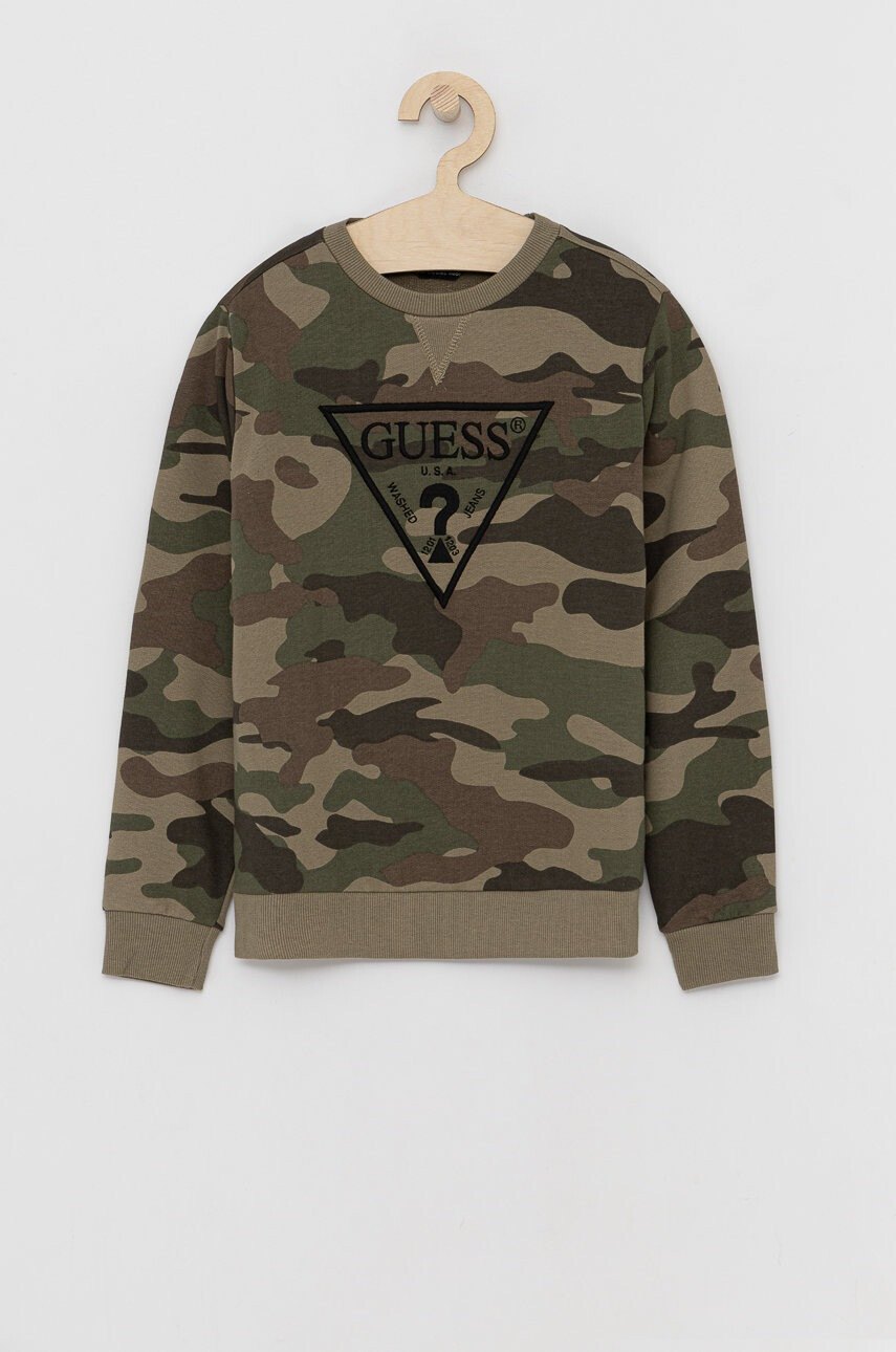 Guess Детски памучен суичър - Pepit.bg