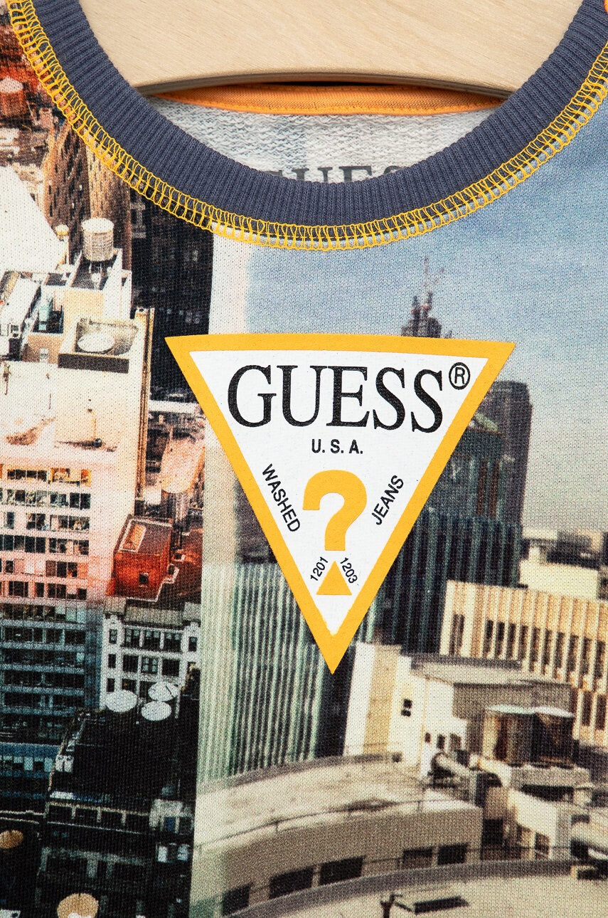 Guess Детски памучен суичър - Pepit.bg