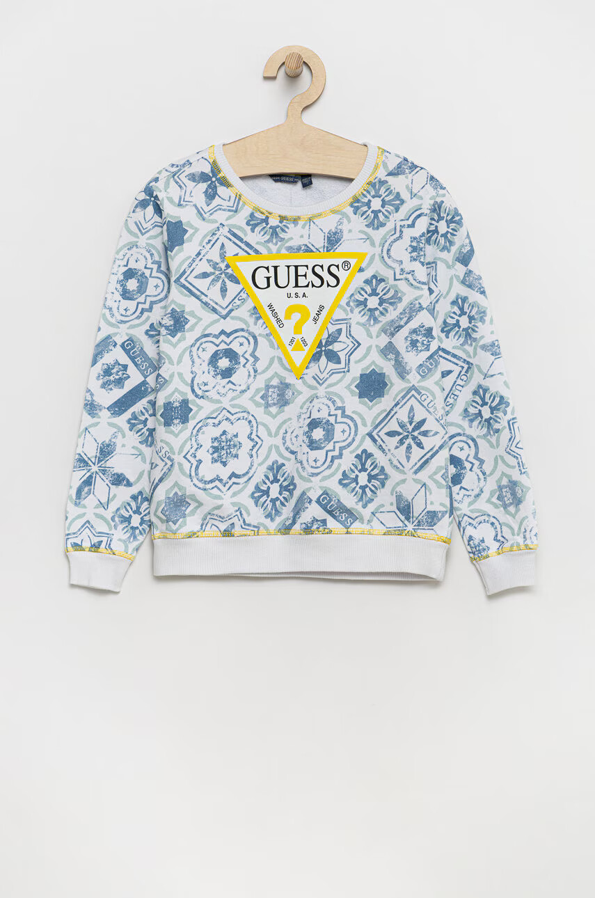 Guess Детски памучен суичър - Pepit.bg
