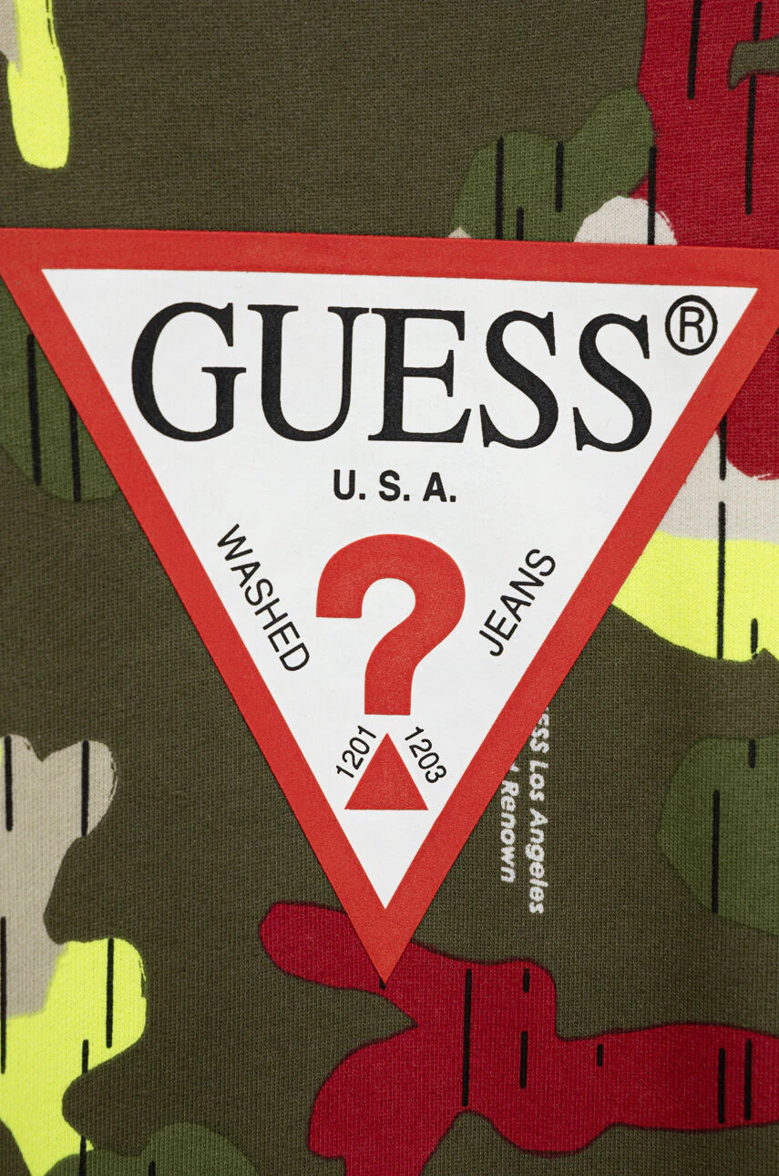 Guess Детски памучен суичър - Pepit.bg