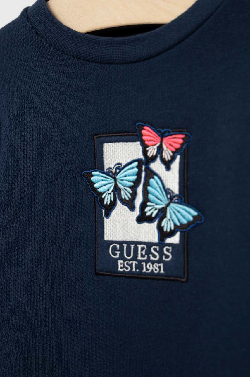 Guess Детски памучен суичър - Pepit.bg