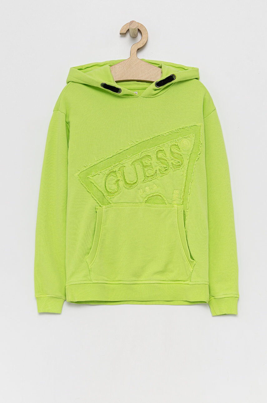Guess Детски памучен суичър - Pepit.bg