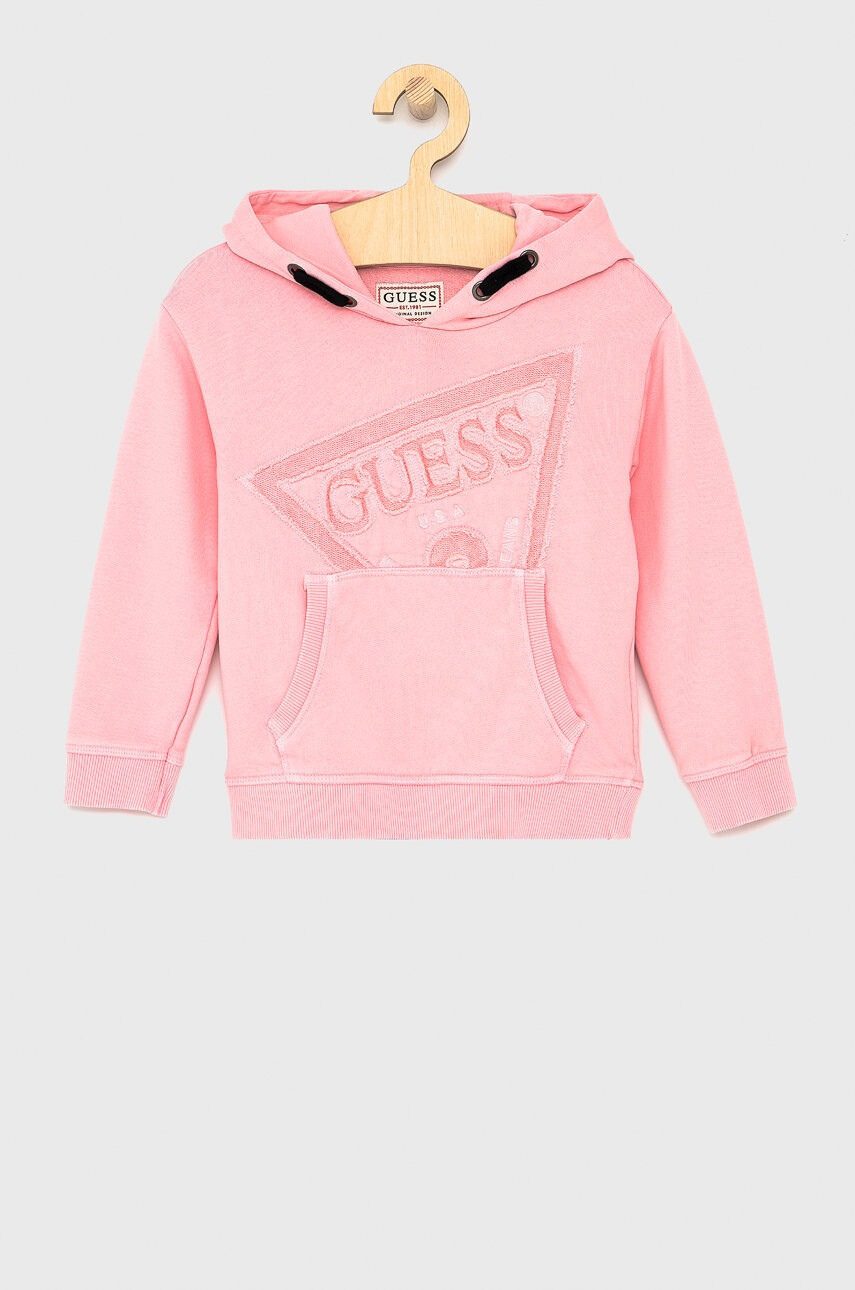 Guess Детски памучен суичър - Pepit.bg