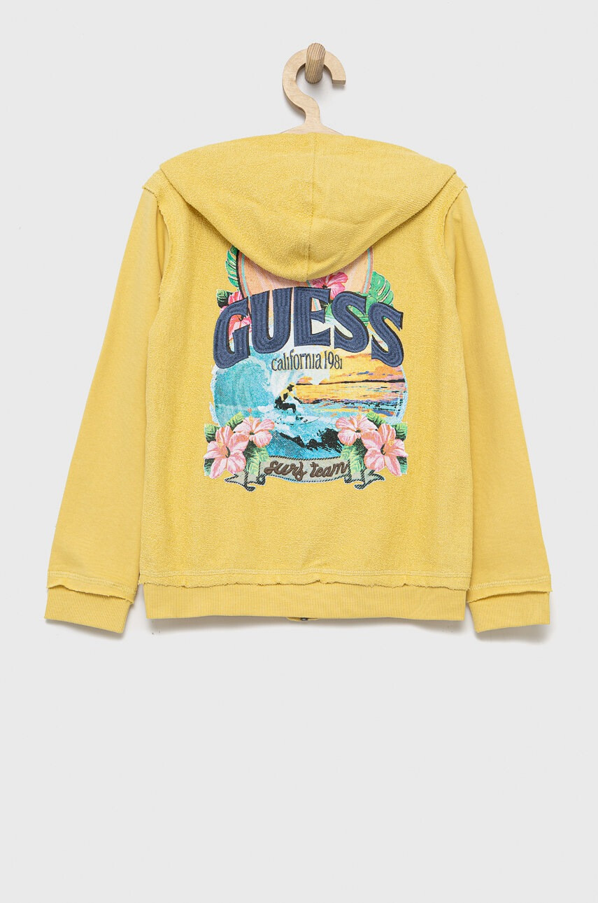 Guess Детски памучен суичър - Pepit.bg