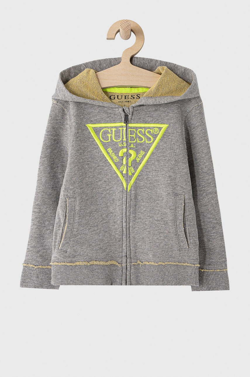 Guess Детски памучен суичър 92-122 cm - Pepit.bg
